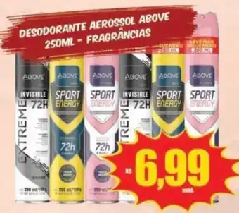 Costa Atacadão Desodorante aerossol above fragrâncias oferta
