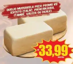 Costa Atacadão Queijo mussarela peça oferta