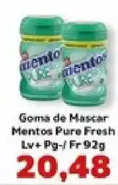 Goma de Mascar Mentos Pure Fresh