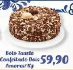 Supermercados Tauste Bolo Tauste Confeiteado Dois Amores oferta