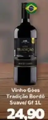 Supermercados Tauste Vinho Góes Tradição Bordô oferta