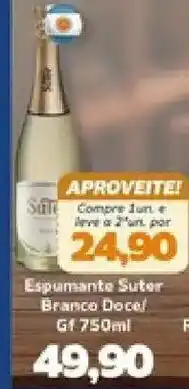 Supermercados Tauste Espumante Suter Branco Doce oferta