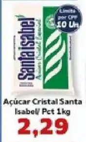 Supermercados Tauste Açúcar Cristal Santa Isabel oferta