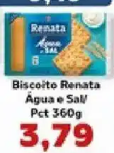 Supermercados Tauste Biscoito renata água e sal oferta