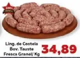 Supermercados Tauste Ling. de Costela Bov. Tauste Fresca Granel oferta