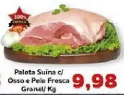 Supermercados Tauste Paleta Suína c/ Osso e Pele Fresca oferta