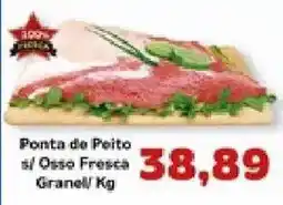 Supermercados Tauste Ponta de Peito s/ Osso Fresca oferta