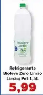 Supermercados Tauste Refrigerante Bioleve Zero Limão oferta