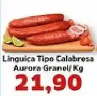 Supermercados Tauste Linguiça Tipo Calabresa Aurora Granel oferta