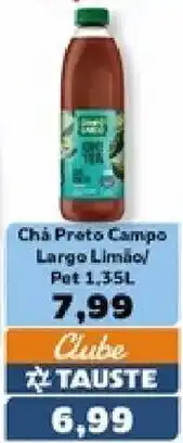 Supermercados Tauste Chá Preto Campo Largo Limão oferta