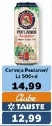 Supermercados Tauste Correja paulaner! lt 500ml oferta