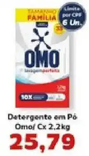 Supermercados Tauste Detergente em Pó Omo oferta