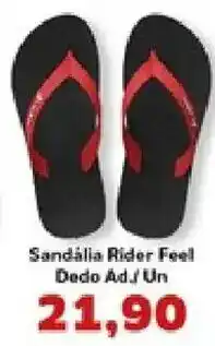Supermercados Tauste Sandália rider feel dedo adj un oferta