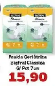 Supermercados Tauste Fralda Geriátrica Bigfral Clássica oferta