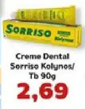 Supermercados Tauste Creme Dental Sorriso Kolynos oferta