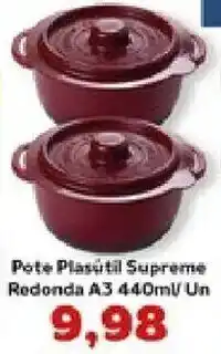 Supermercados Tauste Pote Plasútil Supreme Redonda A3 oferta