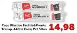 Supermercados Tauste Copo Plástico Facilita&Pronto oferta