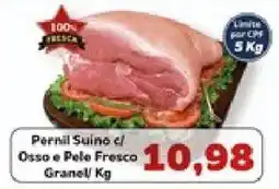 Supermercados Tauste Pernil Suíno c/ Osso e Pelo Fresco oferta