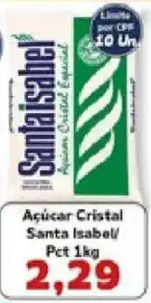 Supermercados Tauste Açúcar Cristal Santa Isabel oferta