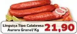 Supermercados Tauste Linguiça Tipo Calabresa Aurora Granel oferta