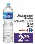 Carrefour Minalba - água mineral oferta