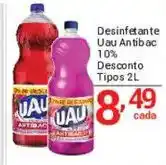 X Supermercados Desinfetante Uau Antibac oferta