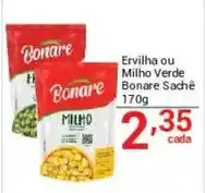 X Supermercados Ervilha ou Milho Verde Bonare Sachê oferta