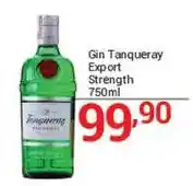 X Supermercados Gin Tanqueray Export Strength oferta