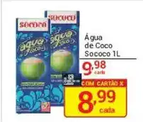 X Supermercados Água de Coco Sococo oferta