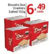 X Supermercados Biscoito Dux Crackers Salted oferta