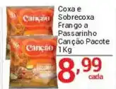 X Supermercados Coxa e sobrecoxa frango a passarinho canção pacote oferta