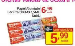 X Supermercados Papel alumínio oferta
