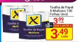X Supermercados Toalha de papel multiuso oferta