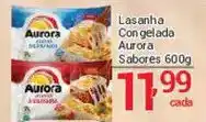 X Supermercados Lasanha congelada aurora sabores oferta