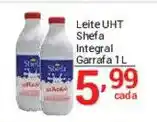 X Supermercados Leite UHT Shefa Integral Garrafa oferta