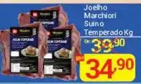 X Supermercados Joelho Marchiori Suíno Temperado Kg oferta