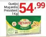 X Supermercados Queijo Muçarela President oferta