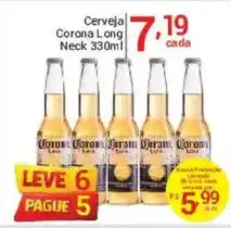 X Supermercados Cerveja Corona Long Neck oferta