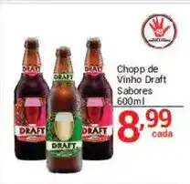 X Supermercados Chopp de Vinho Draft oferta