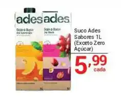 X Supermercados Suco Ades Sabores oferta