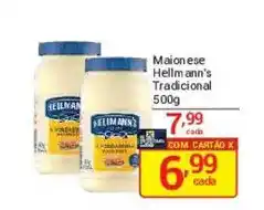 X Supermercados Maionese hellmann's tradicional oferta