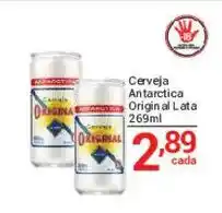 X Supermercados Cerveja Antarctica Original oferta