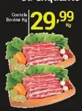 X Supermercados Costela Bovina oferta