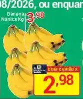X Supermercados Banana Nanica oferta