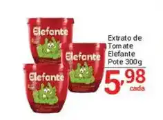 X Supermercados Extrato de Tomate Elefante oferta