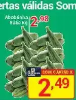 X Supermercados Abobrinha ralada oferta