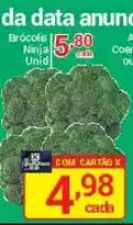 X Supermercados Brócolis ninja oferta