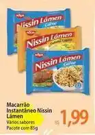 Atacadão Nissin - macarrão instantâneo lamen oferta