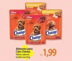 Atacadão Champ - alimento para cães oferta