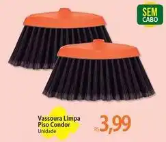 Atacadão Condor - vassoura limpa piso oferta